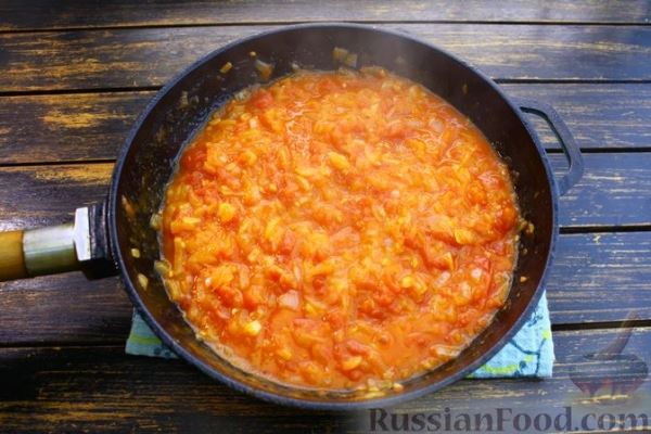 Кукурузные ньокки в томатном соусе (в духовке)