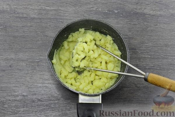 Картофельные палочки с брокколи (на сковороде)