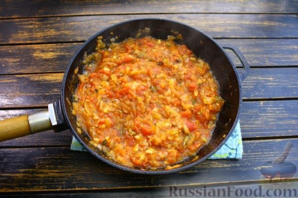 Кукурузные ньокки в томатном соусе (в духовке)